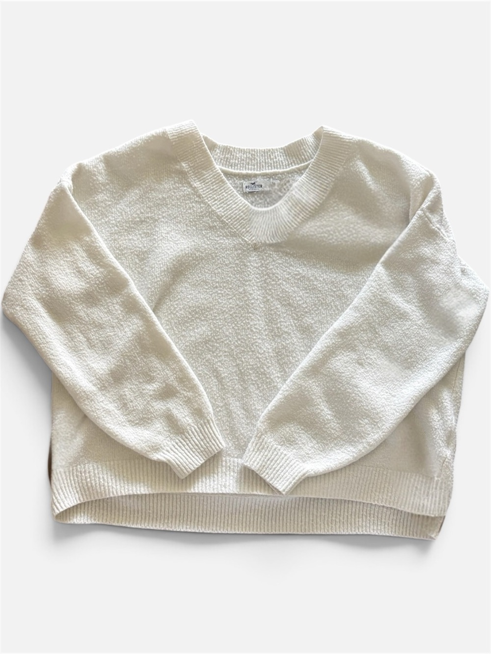 Cozy Crewneck Sweater in Off-White